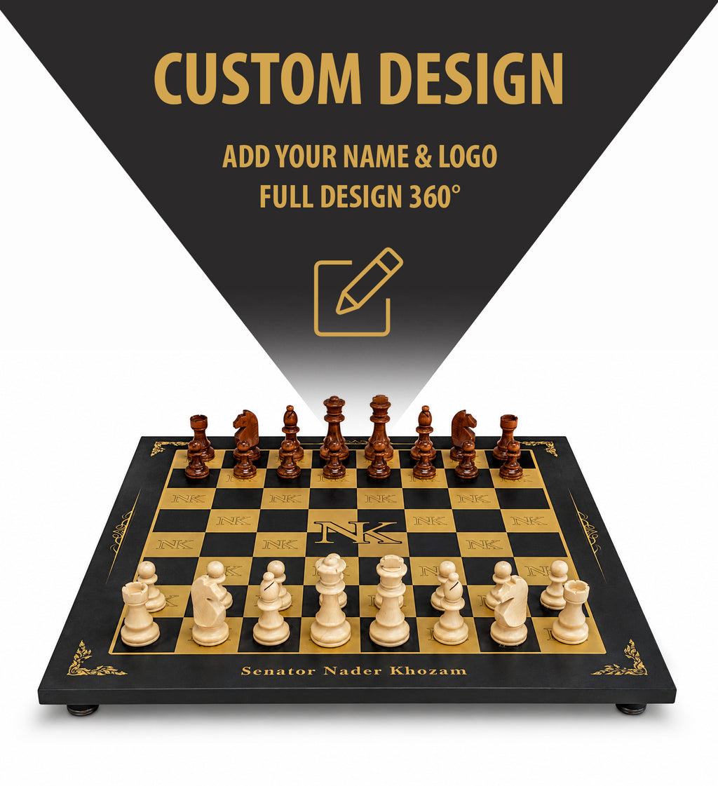Customized - CHESS HIVE ROYAL EDITION CHESS BOARD 50X50 CM