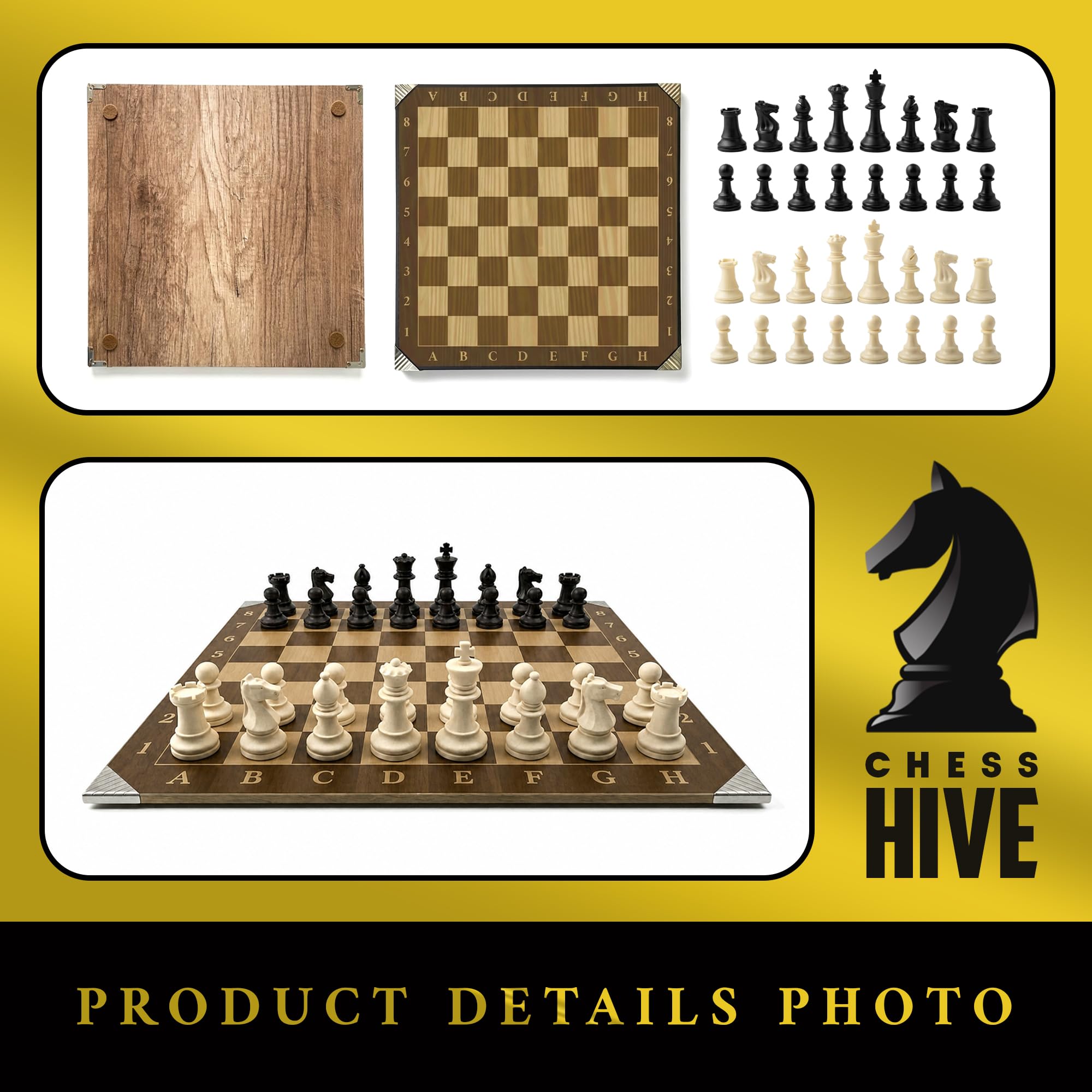 CLASSIC VERSION CHESS BOARD 40X40CM