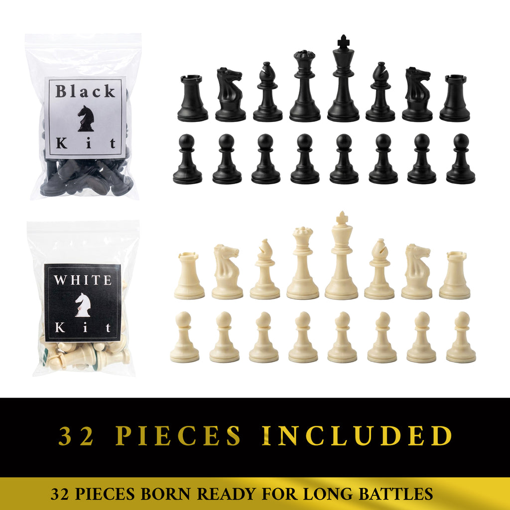 RED CLASSIC PROFESSIONAL WOOD CHESS BOARD 40X40CM + 32 PIECES INCLUDED (16 WHITE & 16 BLACK) + CHESS TIMER FREE SOFTWARE INCLUDED QR CODE (RED VERSION)