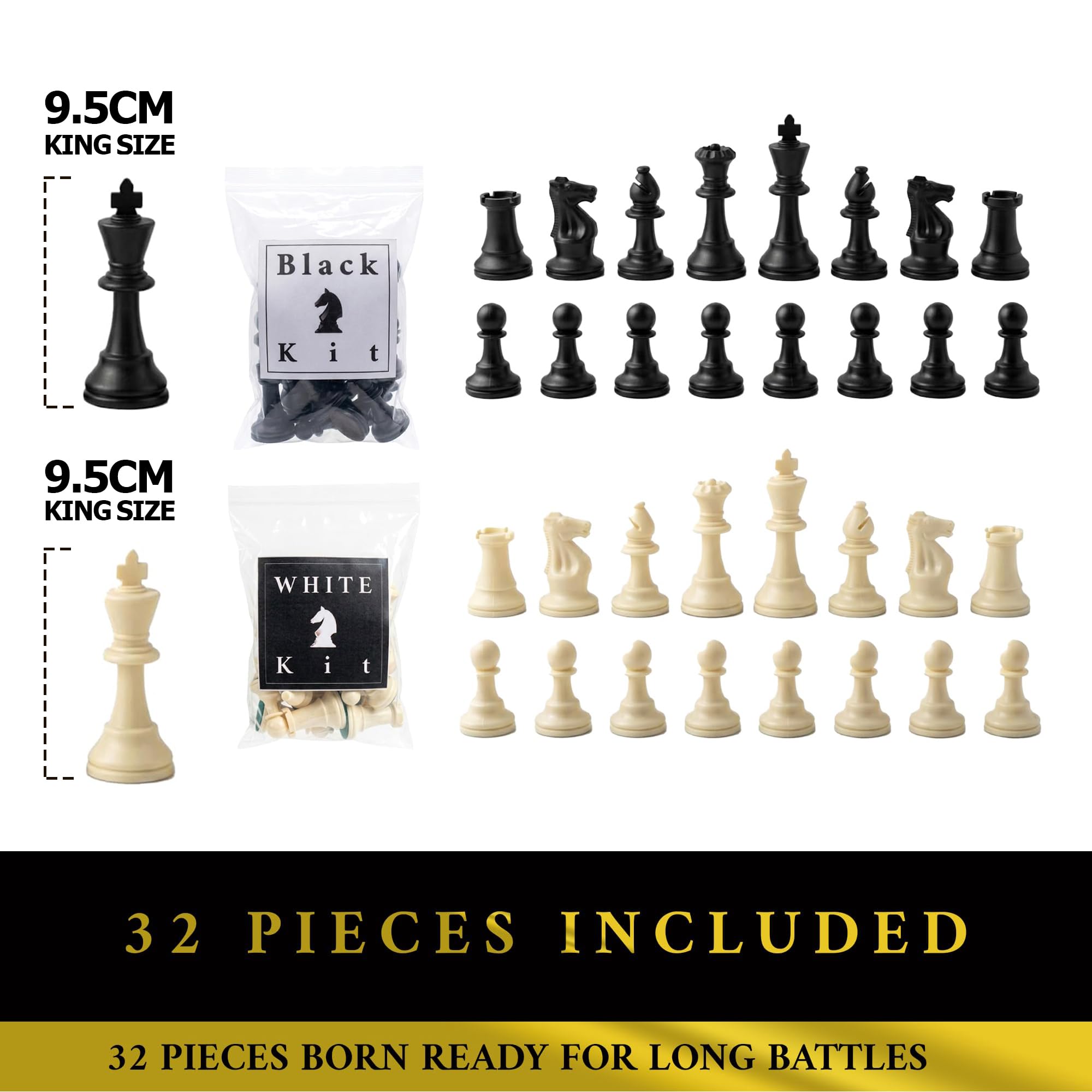 CLASSIC VERSION CHESS BOARD 40X40CM