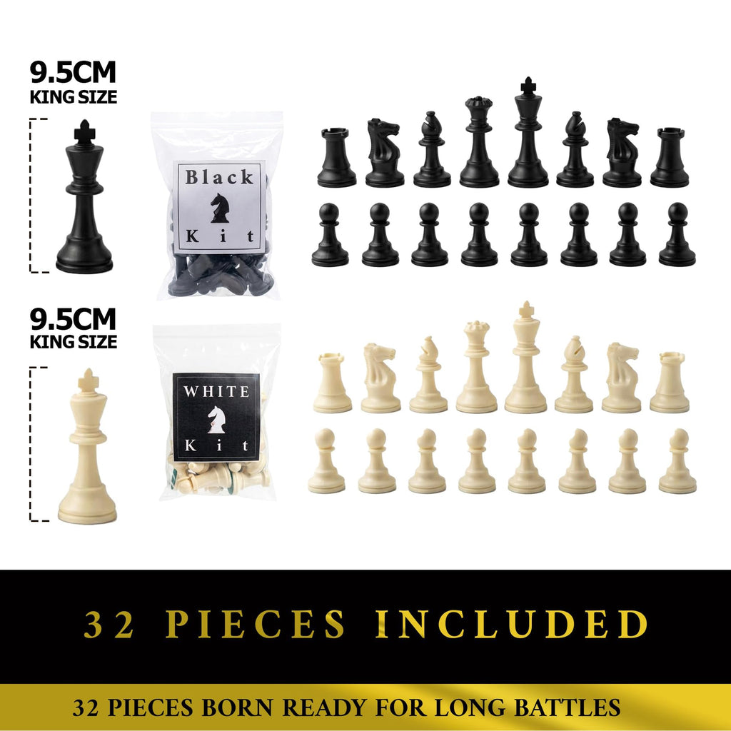 WHITE VERSION CHESS BOARD 40X40CM