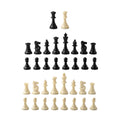 Heavy Weighted Chess Parts 32 Pieces + 2 Queens| King 9.5 Cm