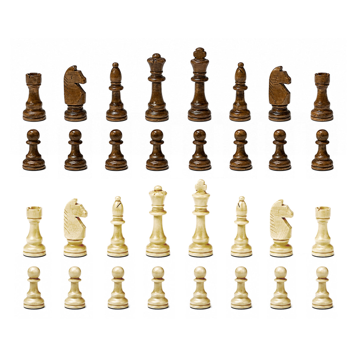 Wooden Chess Parts Jumbo Size 32 Pieces | King 11 Cm