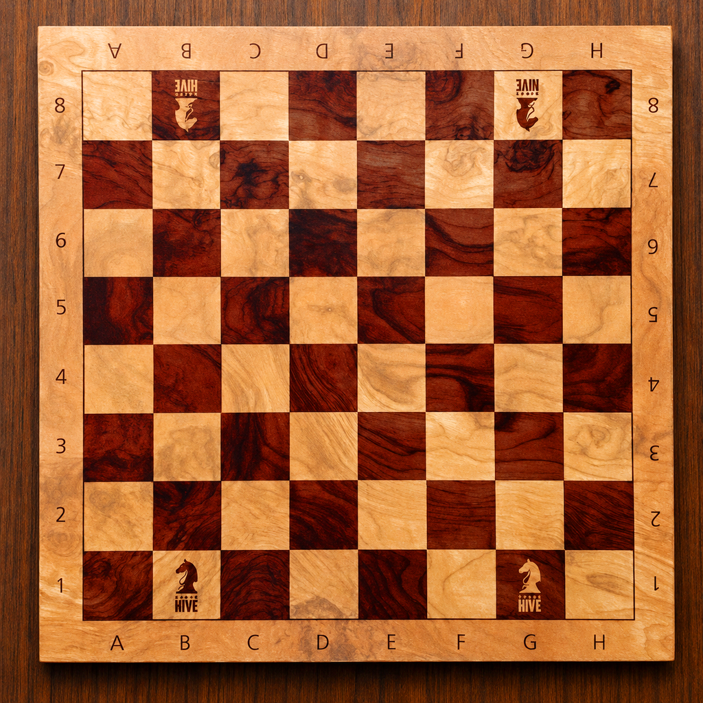 CHESS HIVE ROYAL EDITION CHESS BOARD 50X50 CM
