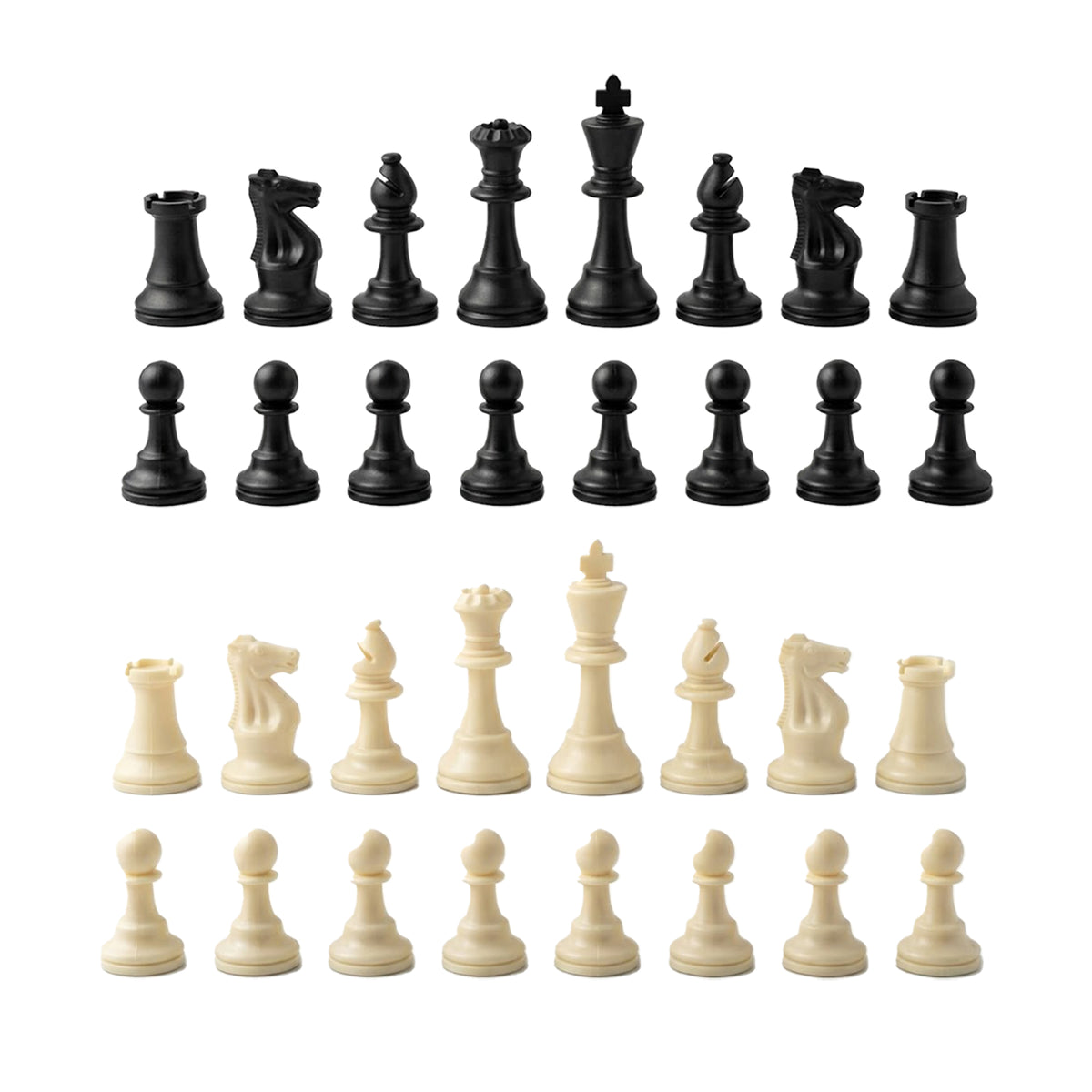 Plastic Chess Parts 32 Pieces | King 9.5 Cm